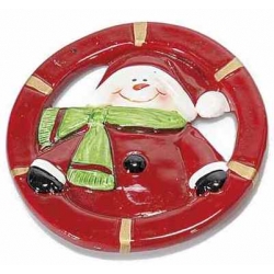 Christmas decoration, snowman, ceramic